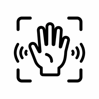 Hand-motion capture pictogram