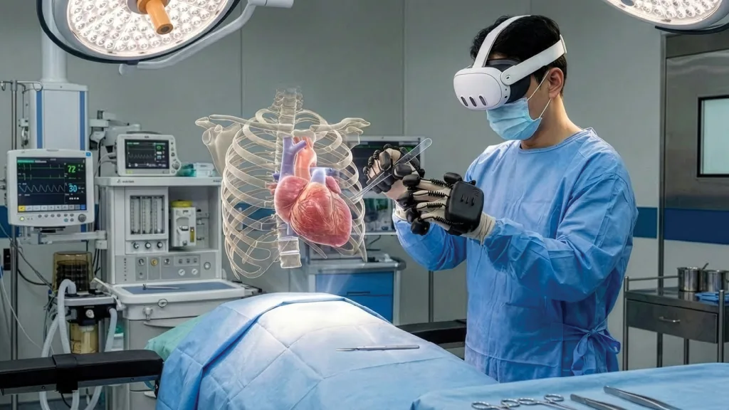 Medical virtual training image